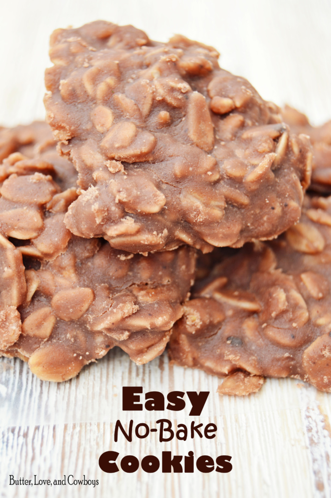 Easy No-Bake Cookies - Butter, Love, and Cowboys